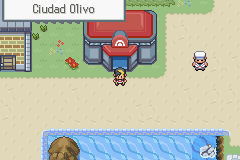 Llegada a Olivine City en Pokémon Liquid Crystal